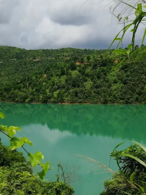 台山市四九镇水库的美丽风景