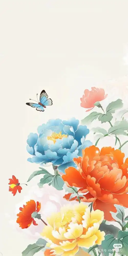 花开富贵壁纸,花开人间,每一朵花儿都带着一份温馨的祝福