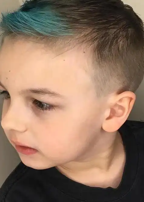 七岁男宝宝头型图片大全 与众不同的孩子短发图片