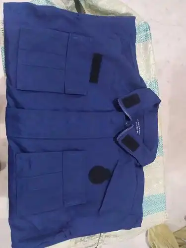 消防冬季作训服 消防训练服 火焰蓝作训服 蓝色训练服