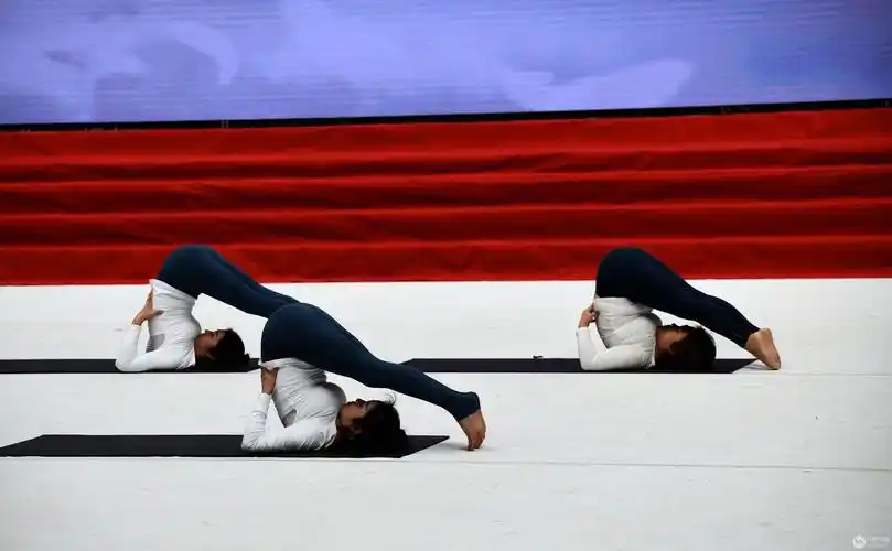 金韵部:南阳市全民健身大会瑜伽比赛 8