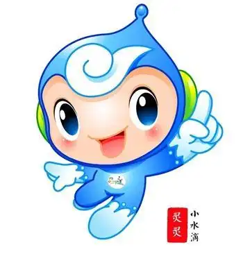 小水滴娃娃简笔画