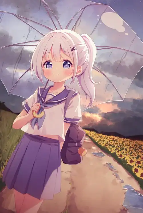 动漫壁纸少女图源p站