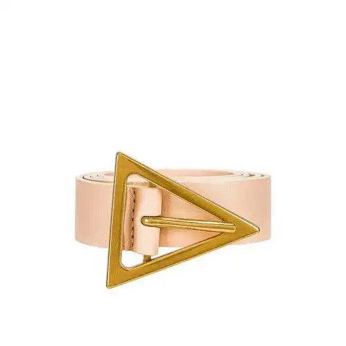 宝缇嘉bvbottegaveneta腰带女士奢侈品三角皮带melonwashedgold70