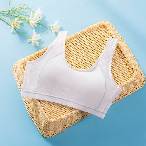 宫钰悦少女小背心发育期女孩文胸初中生学生大童内衣儿童吊带抹胸防