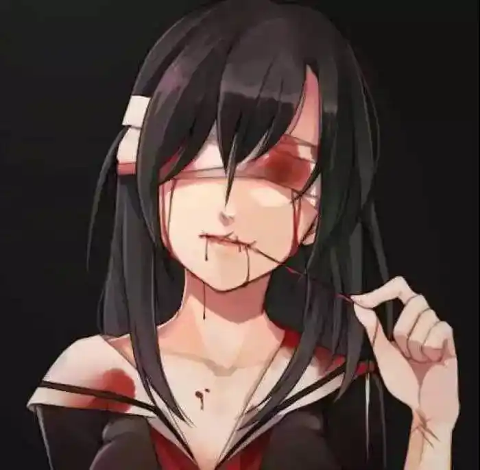 暗黑风病娇男女生头像生而自由爱而无畏