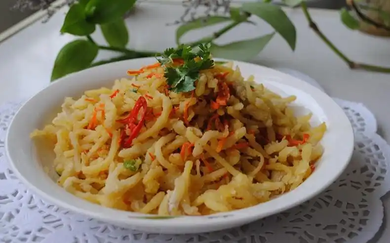 筋道爽口的洋芋叉叉怎么做