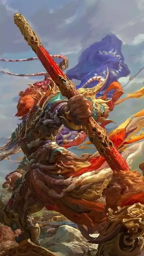 壁纸| 孙悟空另类插画|齐天大圣壁纸|战斗圣佛手机壁纸 - 知乎