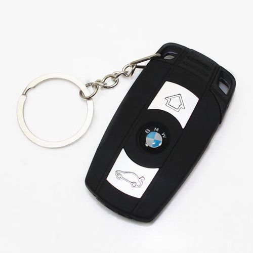 打火机 充气个性打火机便携带钥匙圈充气打火 宝马