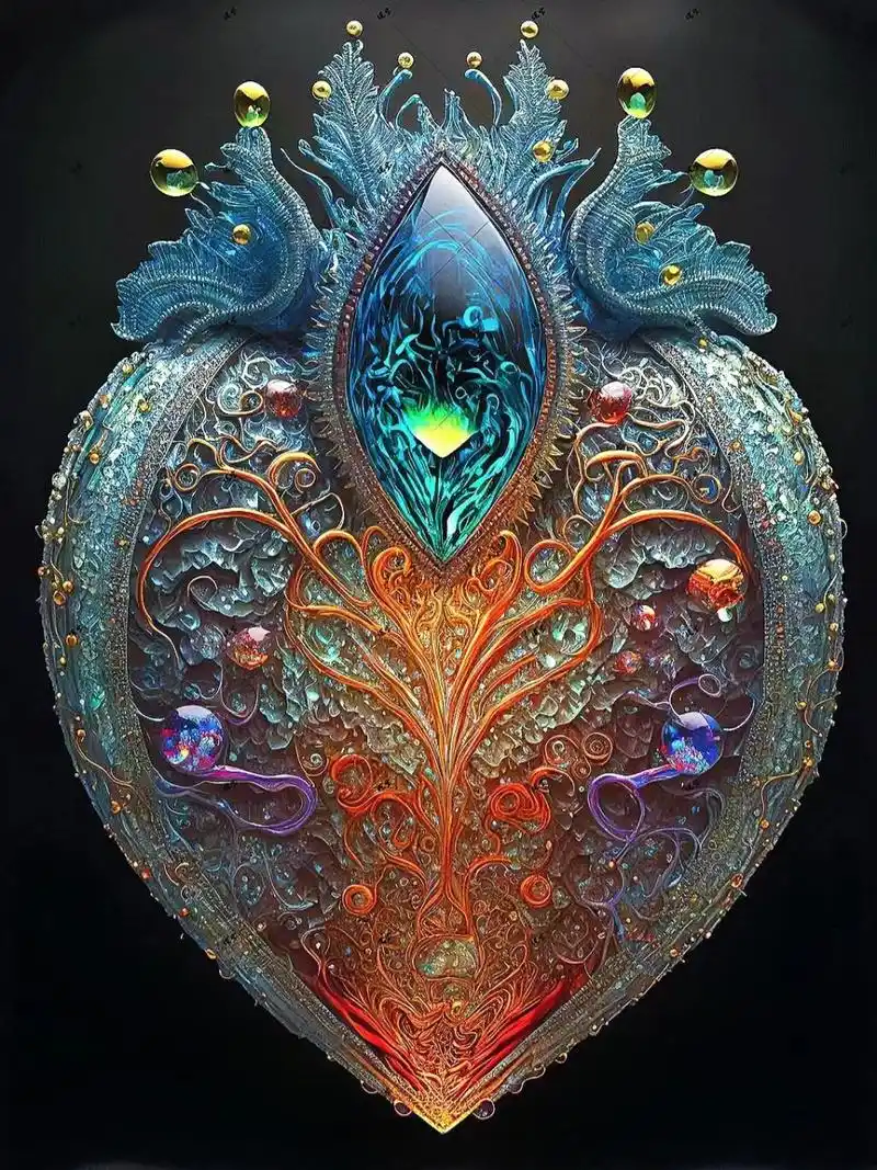 名 | 七窍玲珑心 #用插画表现情绪# #笔记灵感# 是谁的心脏这么强有力