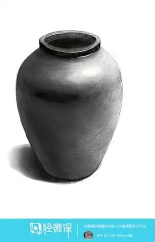 初学者罐子素描画初学者罐子素描画教程图片