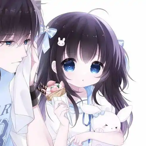 情头丨适合夏天用的小清新情侣头像_wi-fi_图片_字体