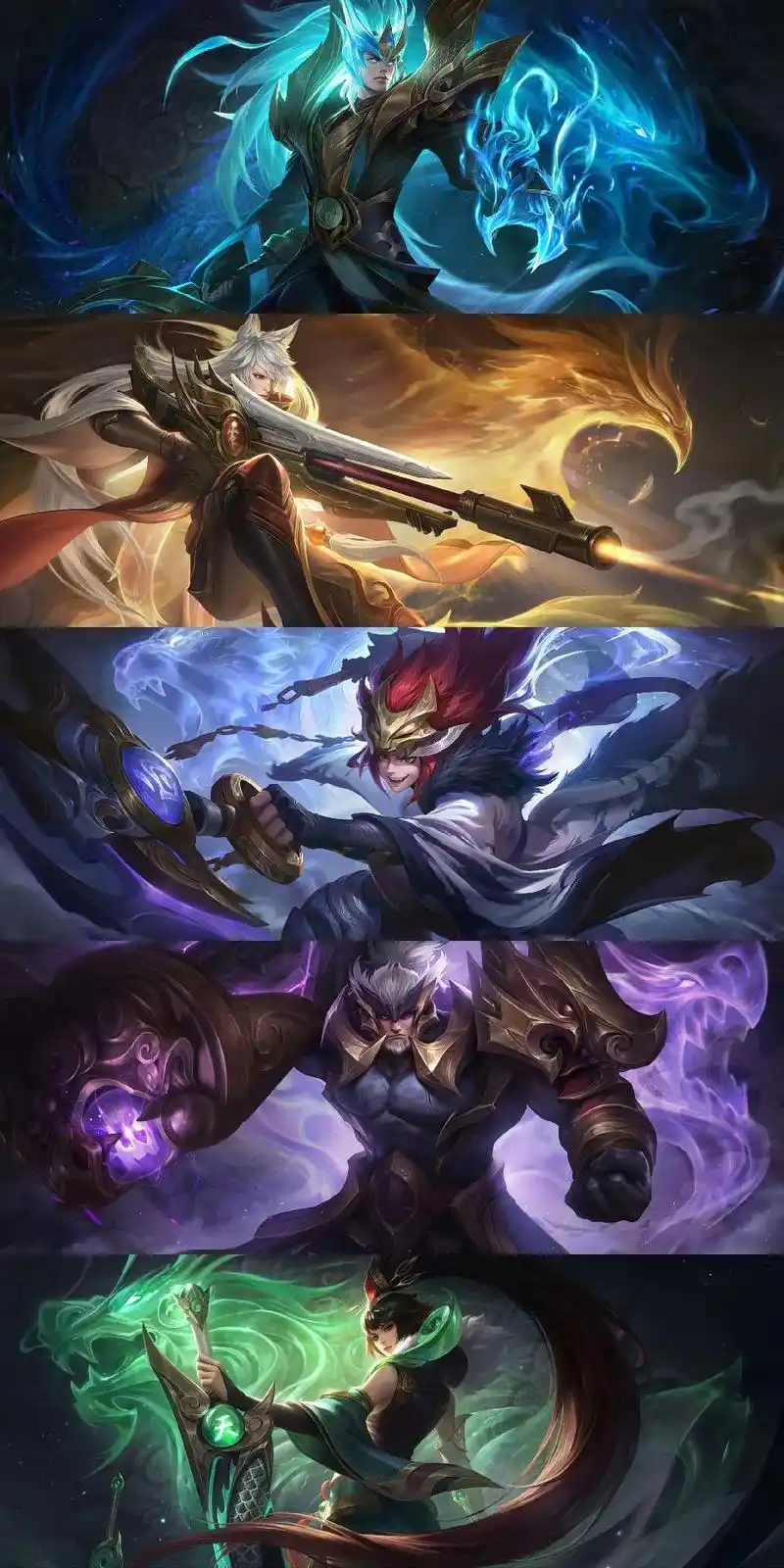 王者荣耀 系列皮肤海报,是那一组在你心里封神! - 抖音