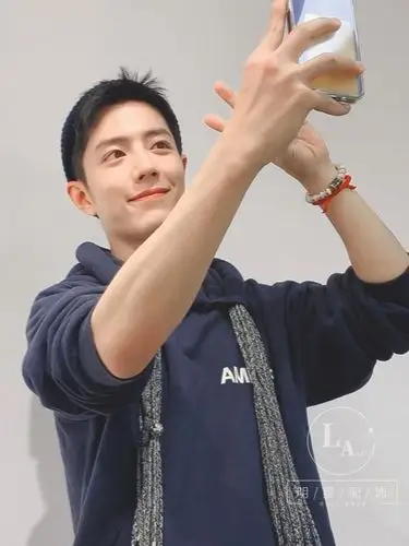 肖战同款手串白色佛珠手链石头手绳ins简约百搭手链