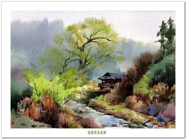 水彩画家刘永健《透过岁月的目光》作品欣赏