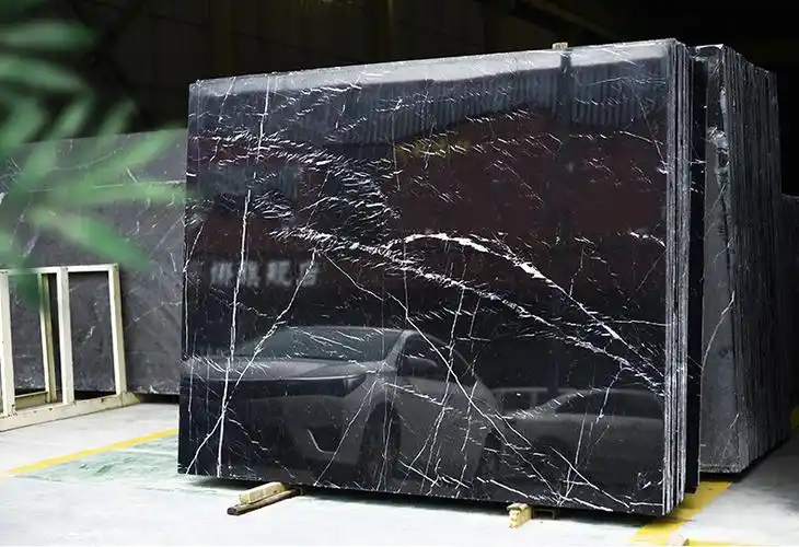 天然黑白根色大理石材