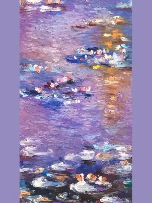 睡莲油画 睡莲油画作者 睡莲油画作品欣赏