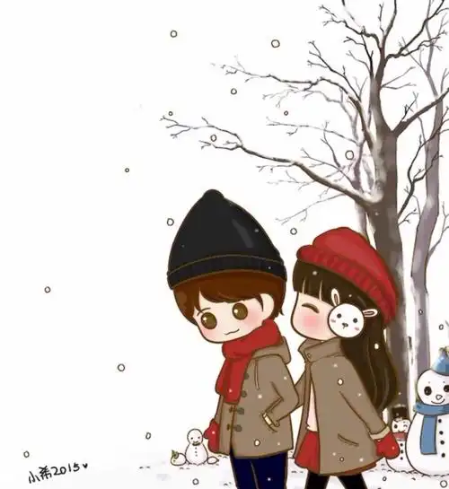 萌萌哒q版小希卡通情侣头像78637871