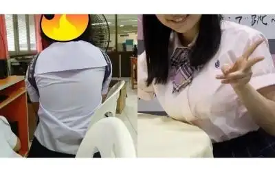 泰国女学生做这件事被处罚.「脱内衣上空激凸一整天」觉得受辱!