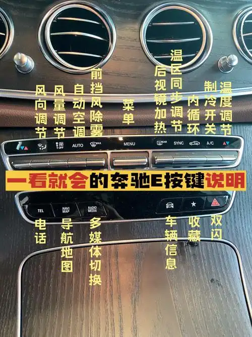 详细整理 | 一看就会的奔驰e按键说明!