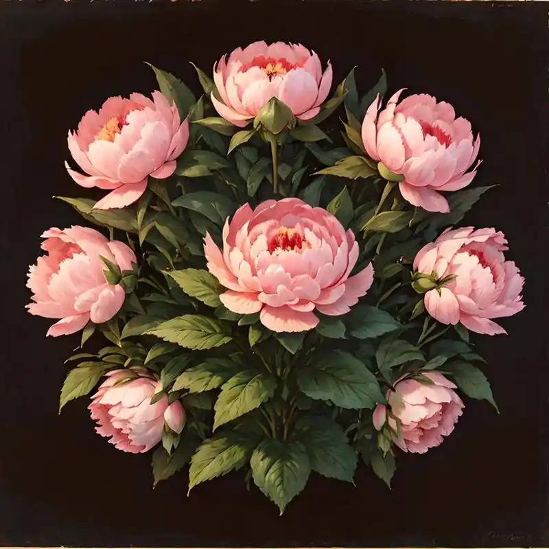 花花头像-牡丹花