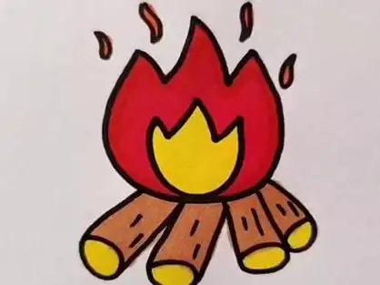 小火苗#简笔画 #儿童简笔画 #简单易学 @dou 小助手 @抖音小助手