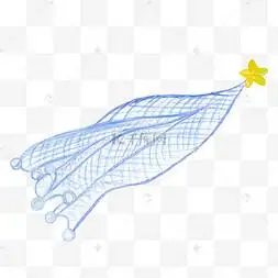 卡通手绘水彩捕鱼网娱乐钓鱼行业鱼网电商捕渔网捕鱼老爷爷渔业谷雨