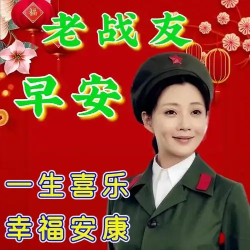 最新群发老战友早上好祝福图片带字致敬军人朋友老兵朋友愿你每天有个