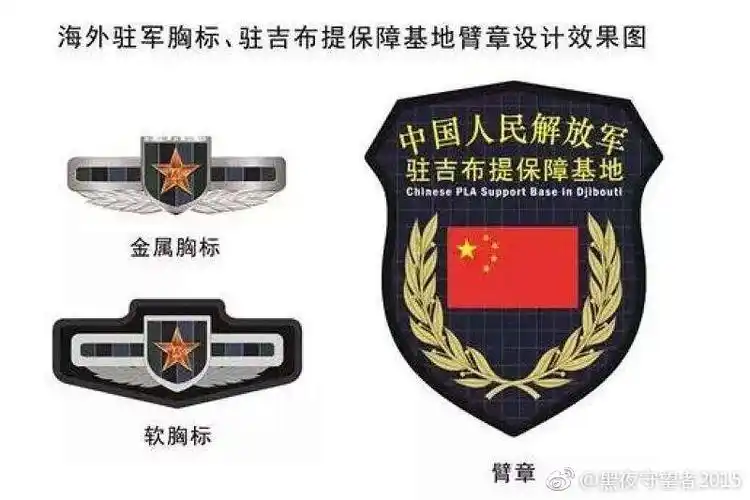 解放军各军种胸标标志图案