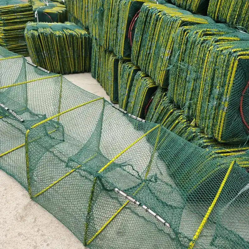 鱼笼 #虾笼#地笼 #渔网加工 #渔网 加重4米19节13 - 抖音