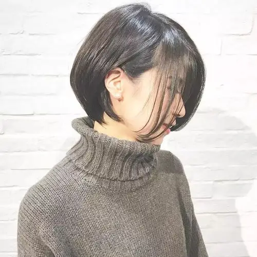 女生露耳短发都有哪些,短发图片,发型图片