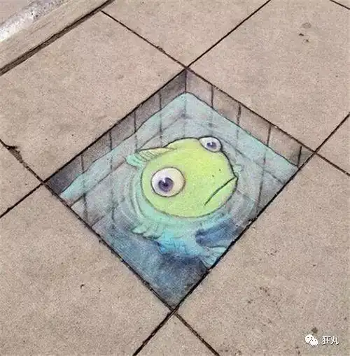 神奇立体画,大神下笔让人真假莫辨