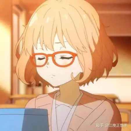 好看的戴眼镜女生卡通头像 卡通头像图片大全 -【爱个性】