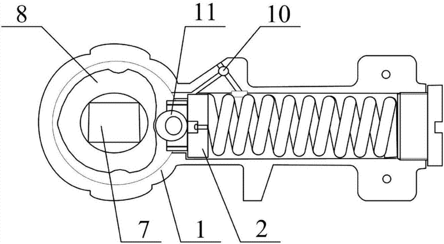 一种新型的地弹簧的制作方法
