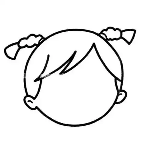 画女孩的简笔画画法人头简笔画怎样画我是值日生简笔画人头简笔画画法
