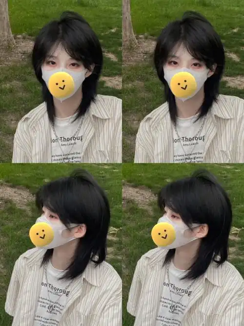 日系高层次少女感短发99鲻鱼头狼尾 上海剪发 整体发型是高层次的