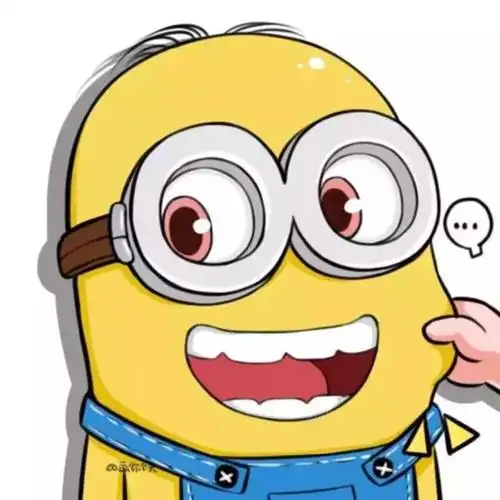 小黄人qq头像图片分享小黄人情侣头像可爱的点击鼠标右键下载小黄人