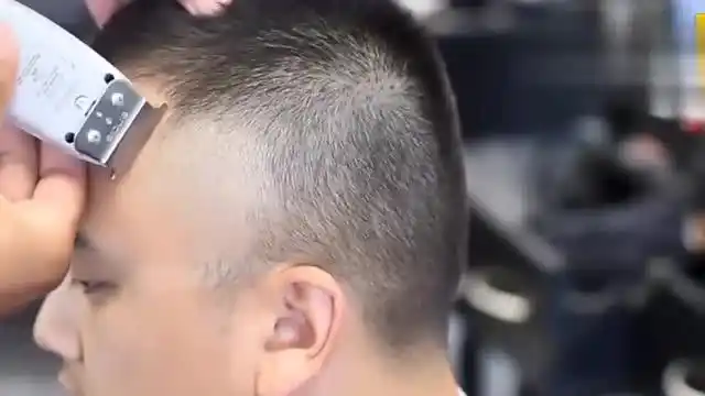 三面光平头渐变平头修剪技巧就这么简单简直太霸气了