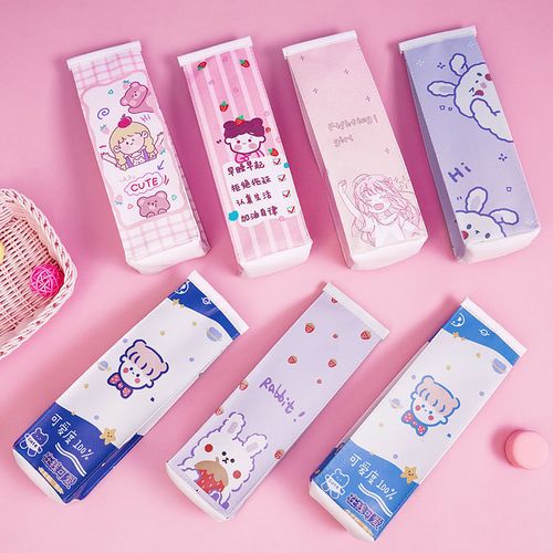 ins可爱少女心笔袋小清新萌系女孩铅笔盒文具袋