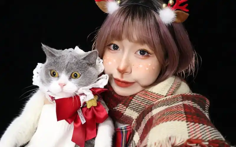 神明小鹿丨圣诞心动妆容你的鹿系女友已送达