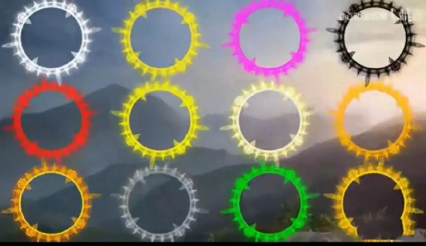 谁能把这些魂环的颜色连线全部说出来!