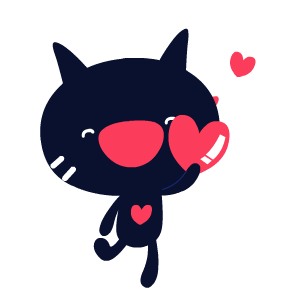 卡通爱心摇晃红色gif动图_动态图_表情包下载_soogif