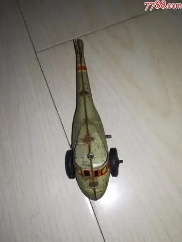 怀旧经典收藏老式发条铁皮小飞机