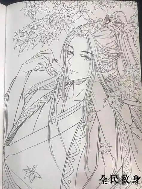 古风女子简笔画 古风女子简笔画大全 - 古风动漫线稿 - 实验室设备网