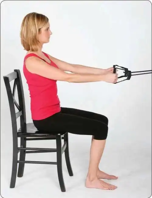 纠正性训练坐姿划船