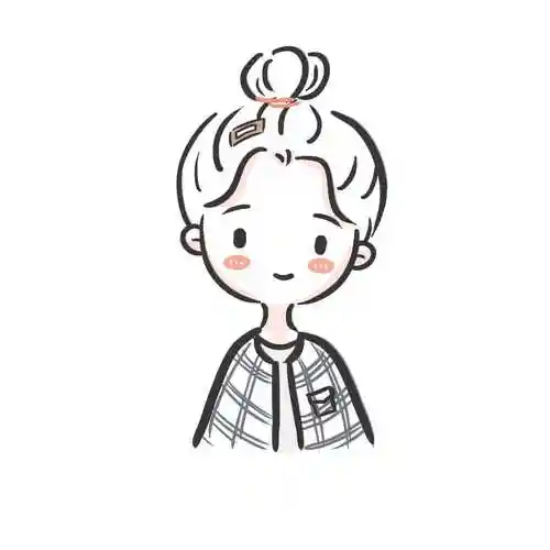 人物肖像画简笔画 人物肖像画简笔画小女孩