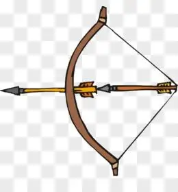 弓箭元素pngpsd矢量卡通金融图案pngai唯美精美卡通丘比特一箭穿心png