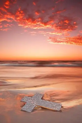 十字架唯美意境图片