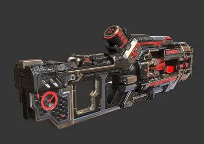 科幻武器 scifi 激光枪 未来武器 简模 写实 科幻道具 高科技