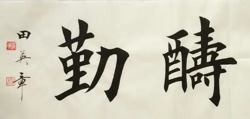 田英章 中书协会员 《天道酬勤》